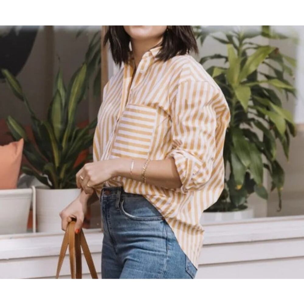 AYR The Deep End Button Down Shirt  The Deep End Button Down Shirt XS Oversized